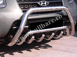 Bullbar inox, cod model B004D Pret - 1290 ron . Bullbar inox cu protectie scut, bullbar inox rama dubla, bullbars inox jeep-uri, bulbar inox suv-uri, bullbar inox pick-up, bullbare inox...